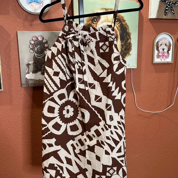 BDG Eva Tie-Front Ruched Strap Trapse Mini Dress - Picture 2 of 5